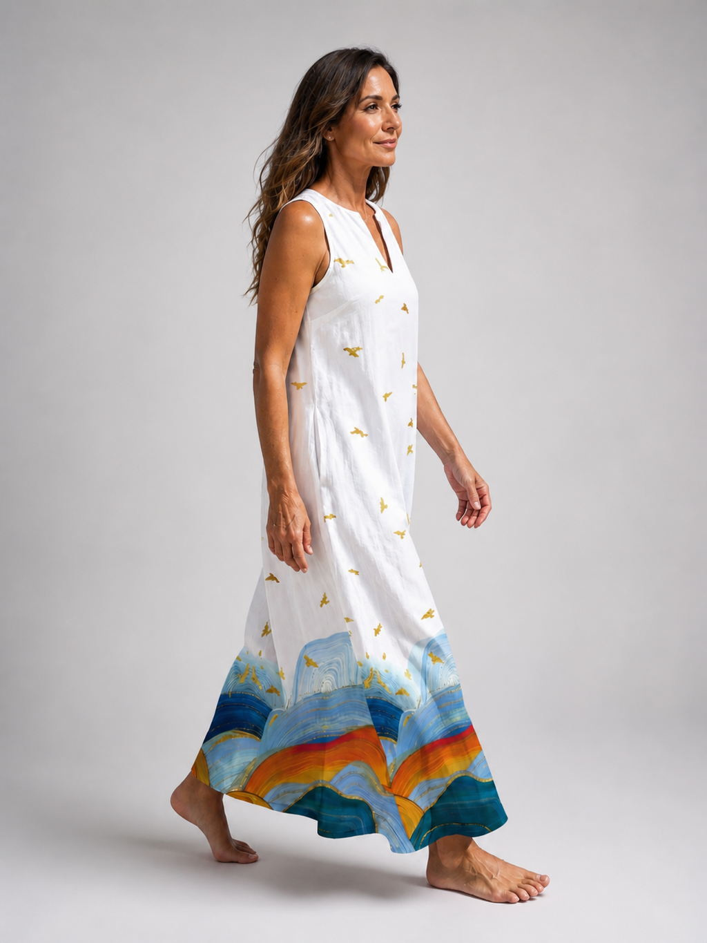Lisa | Vestido maxi Calm Collection