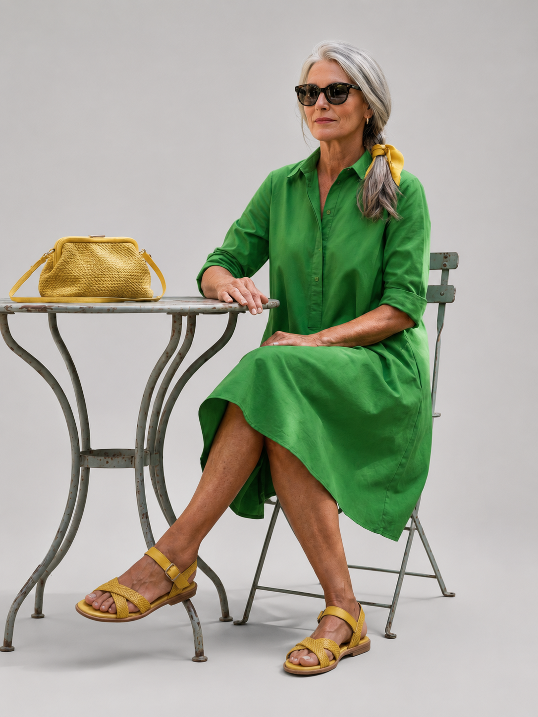 Daria | Vestido midi Jardín de Mañana