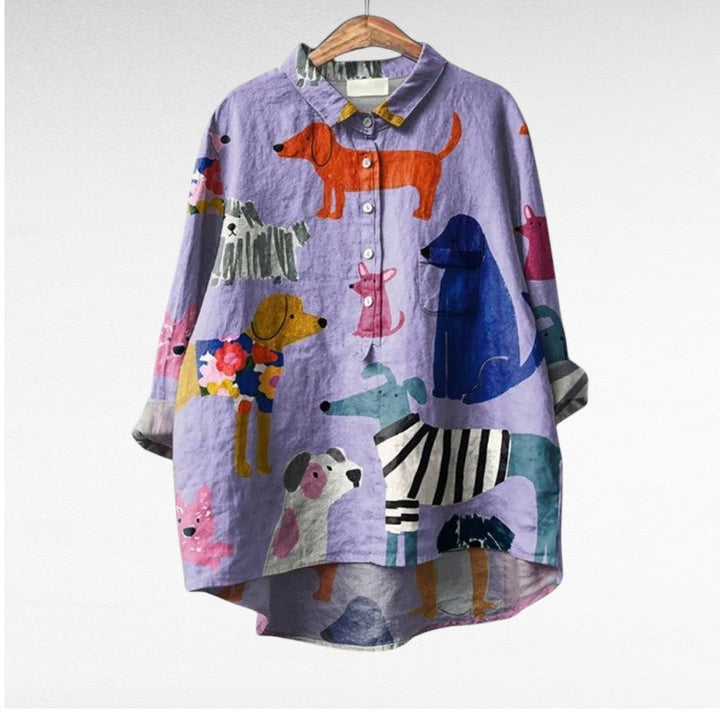 Lison, Blusa Desenfadada Animal de Zelira
