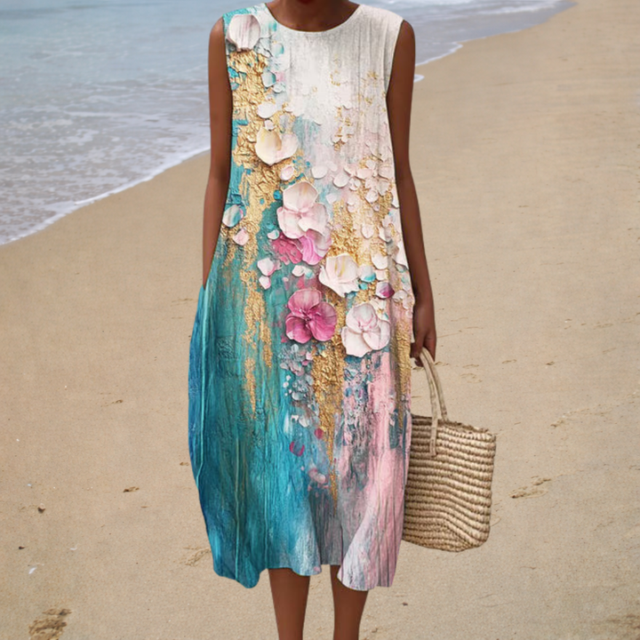 Vestido de Verano Cómodo Sin Mangas - Zelira