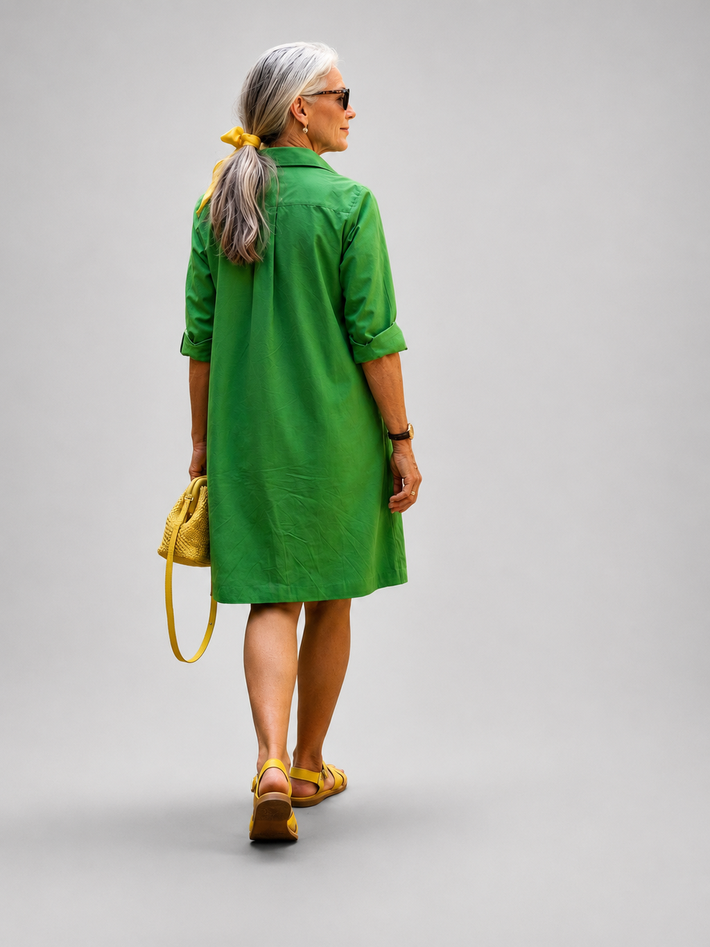 Daria | Vestido midi Jardín de Mañana