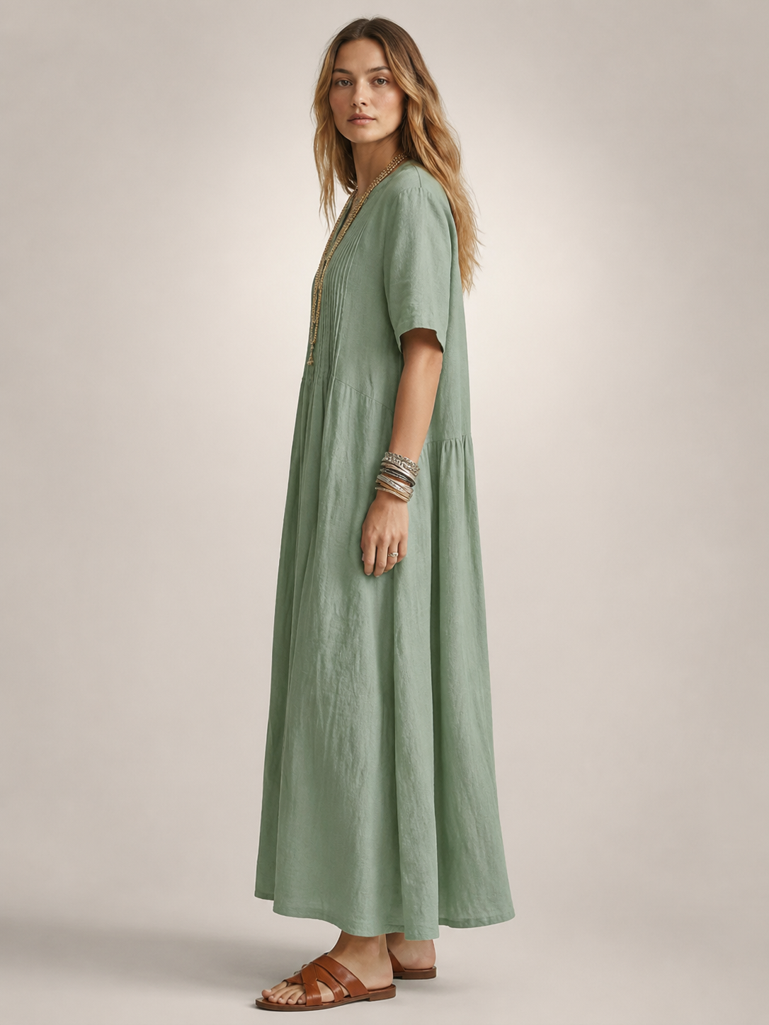 Antje | Elegante vestido plisado