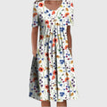 Vestido Midi Floral para Mujer – Ligero y Elegante sin Esfuerzo