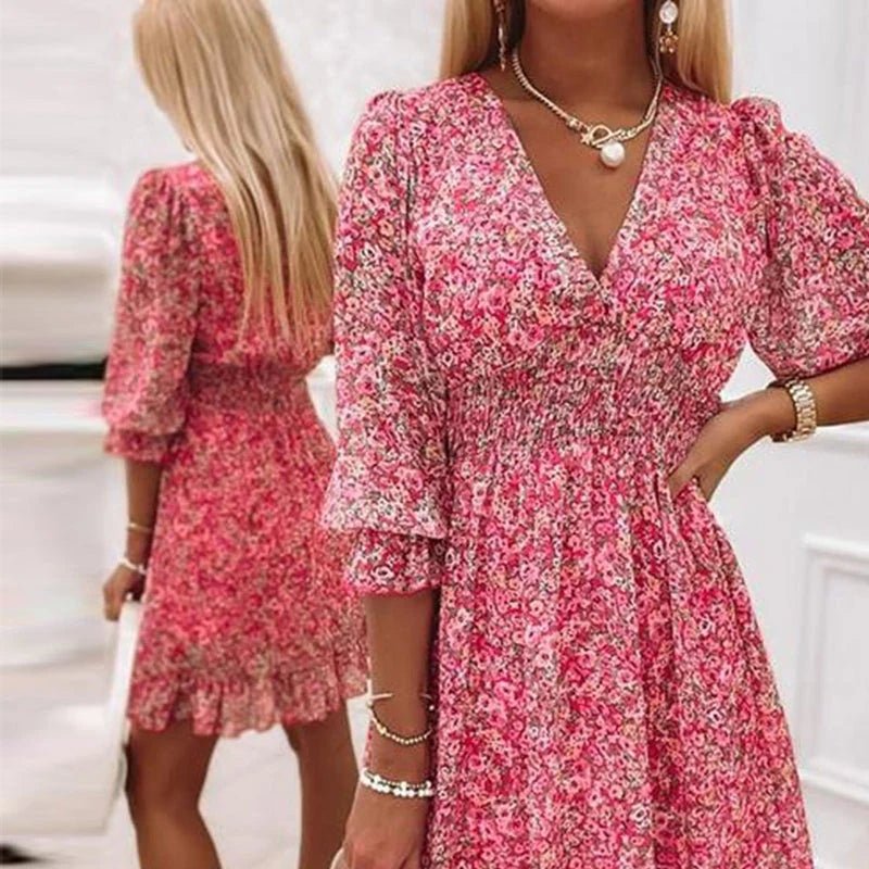 Sunna - Elegante Vestido Floral