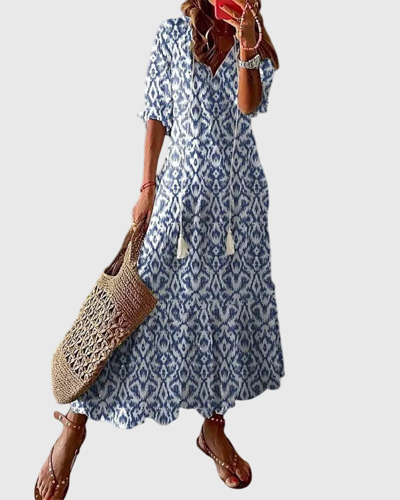 Amalia | Maxivestido Boho Vintage de Verano
