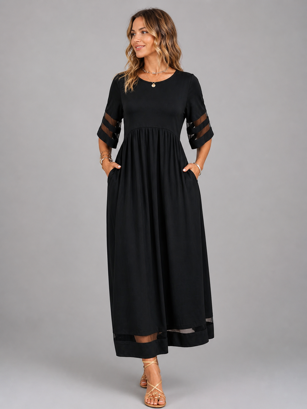 Lina | Vestido midi Evening Ease