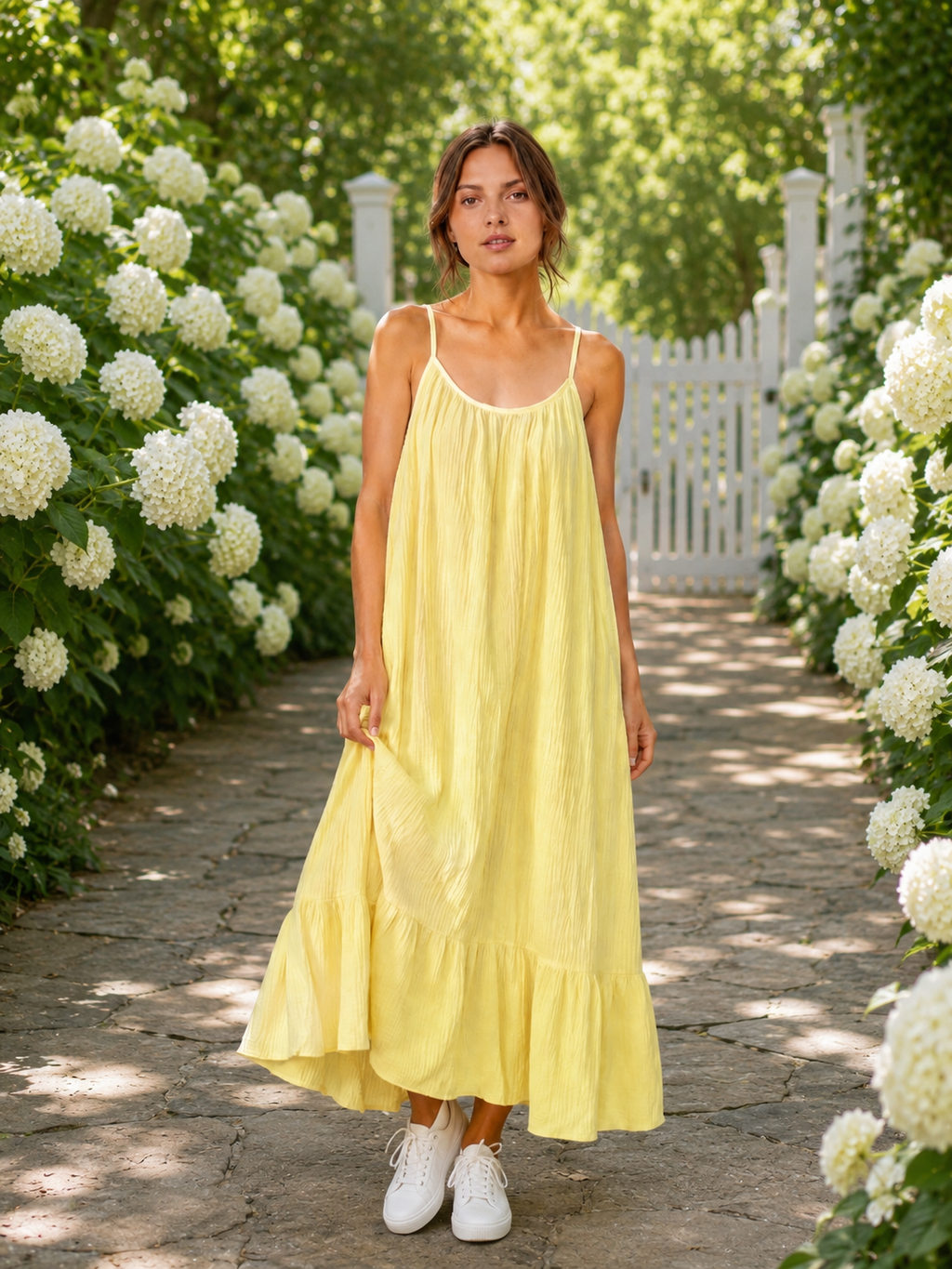 Vestido de Verano de Muselina, 4 colores