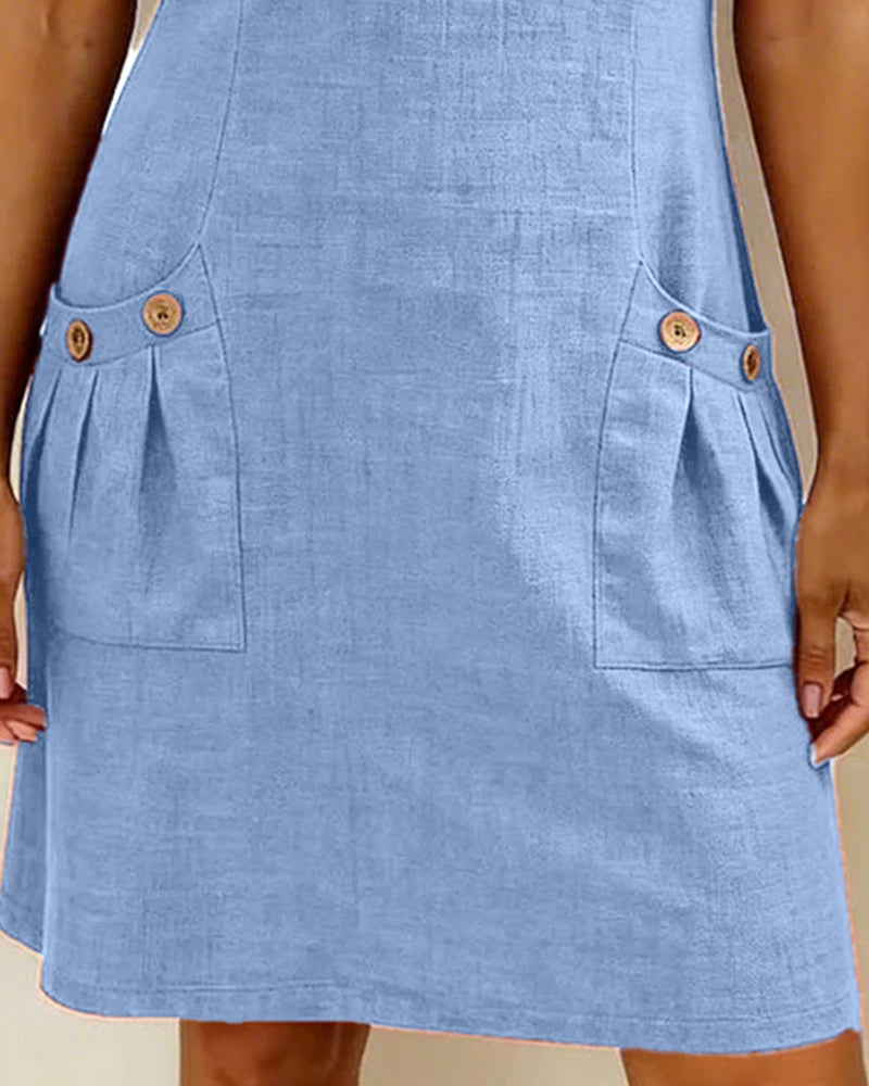 Elsera® | Vestido de algodón con cremallera