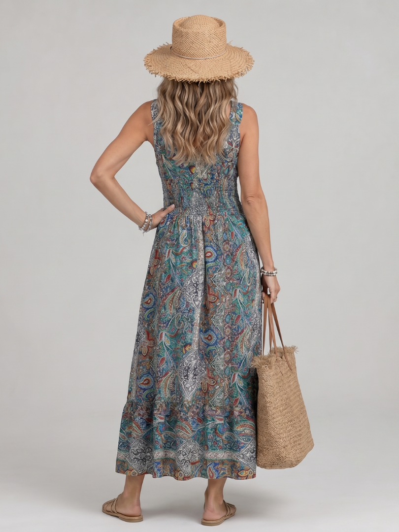 Nina | Vestido midi sin mangas