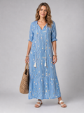 Ines | Vestido midi floral