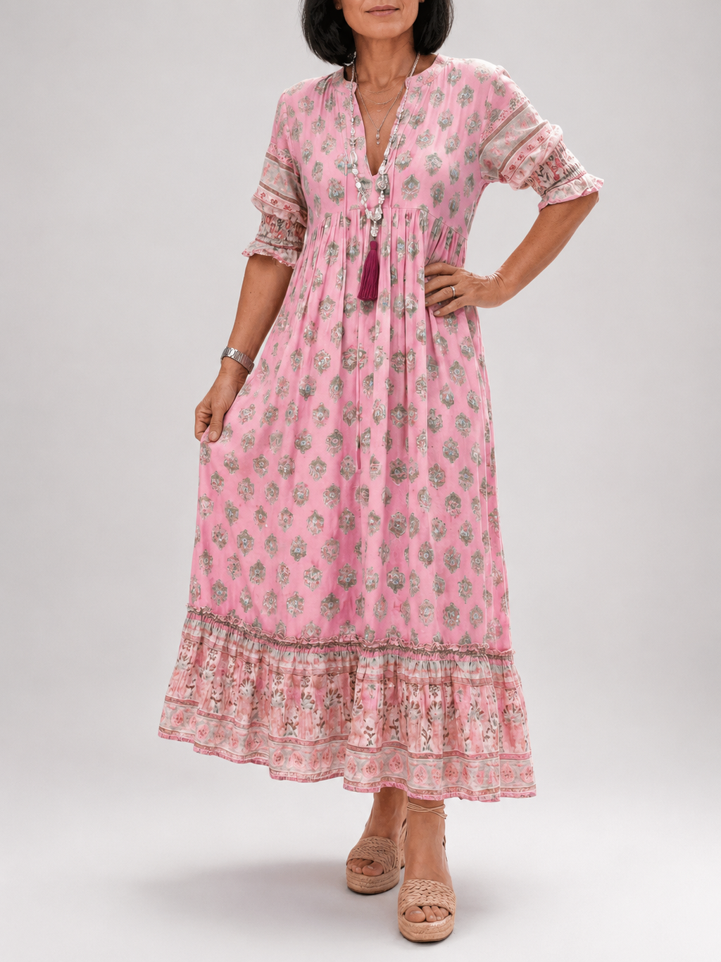 Maren | Vestido midi Garden