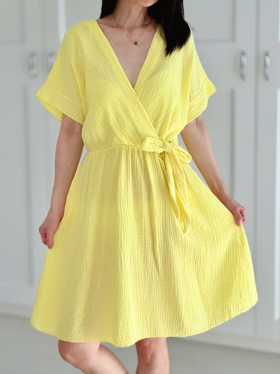 Túnica Cruzada de Muselina, 6 colores