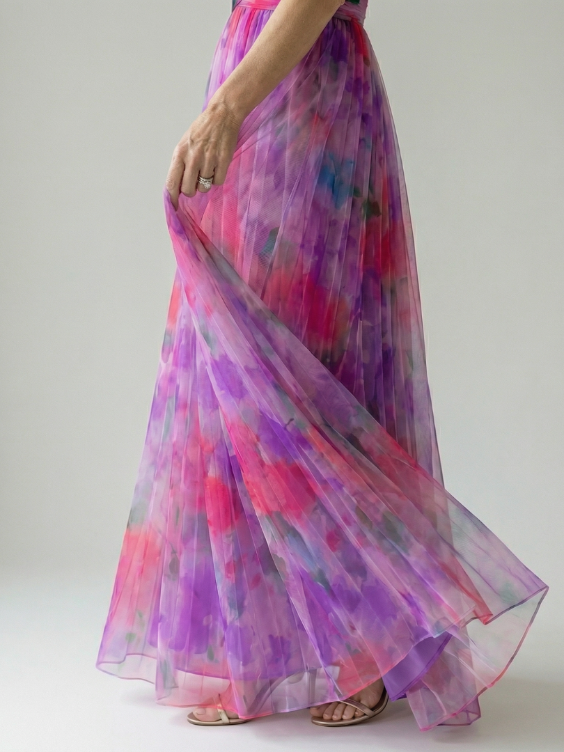 Charlotte | Vestido maxi cruzado suave