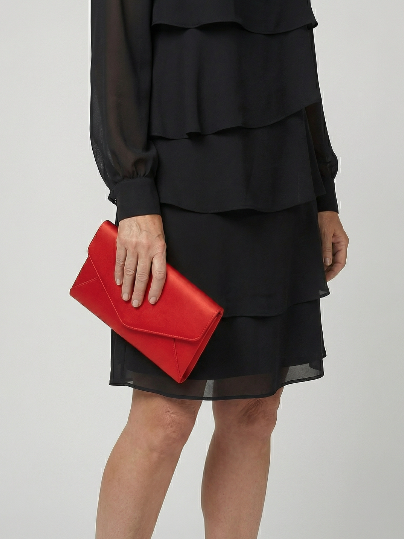 Bärbel | Vestido midi escalonado