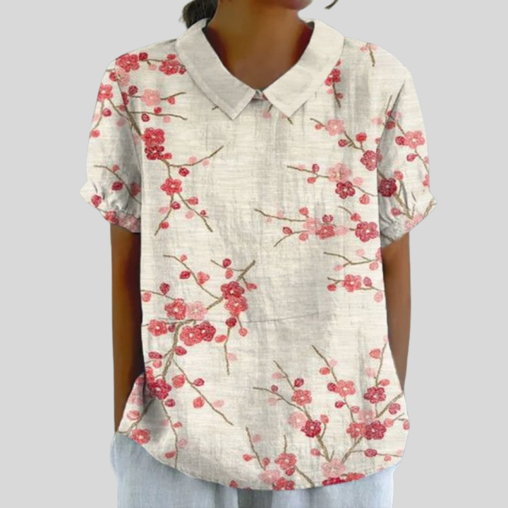 Florence, Blusa Floreada Depurada de Zelira