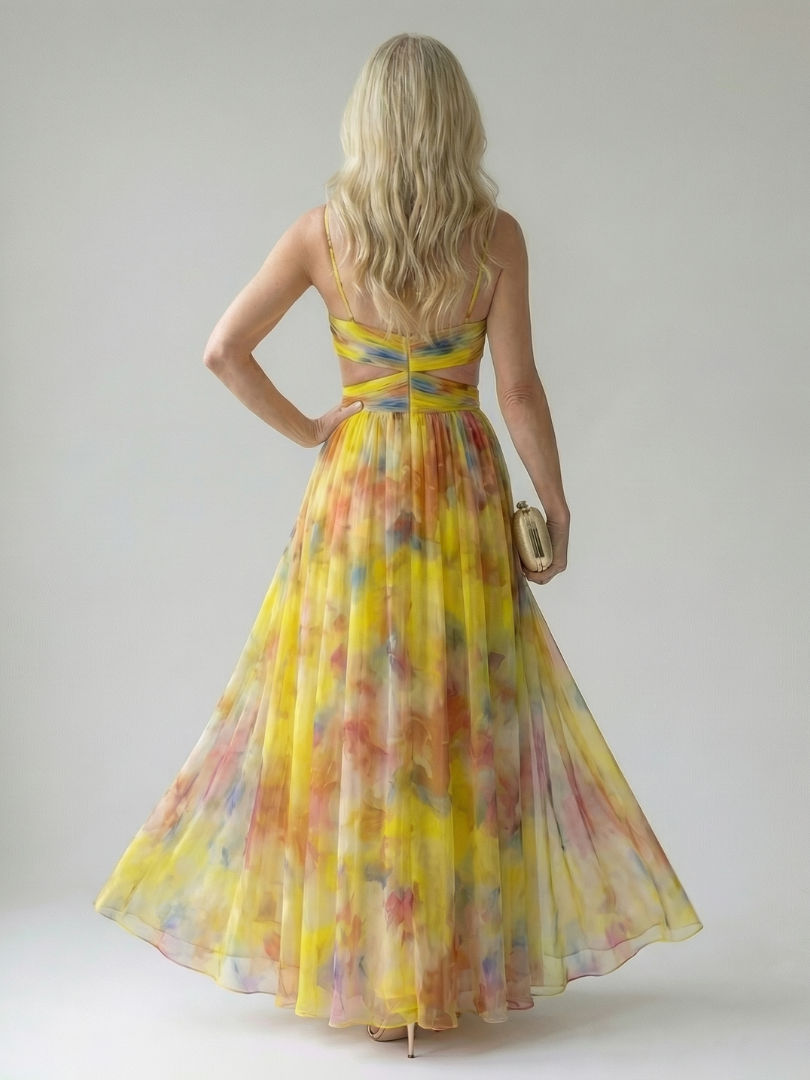 Charlotte | Vestido maxi cruzado suave