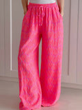 Pantalón de Muselina, Hojas de Palmera, 2 colores