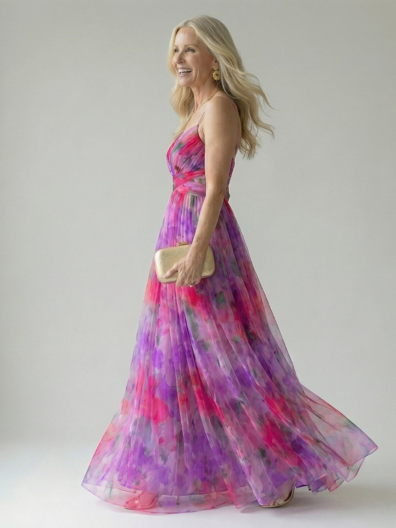 Charlotte | Vestido maxi cruzado suave