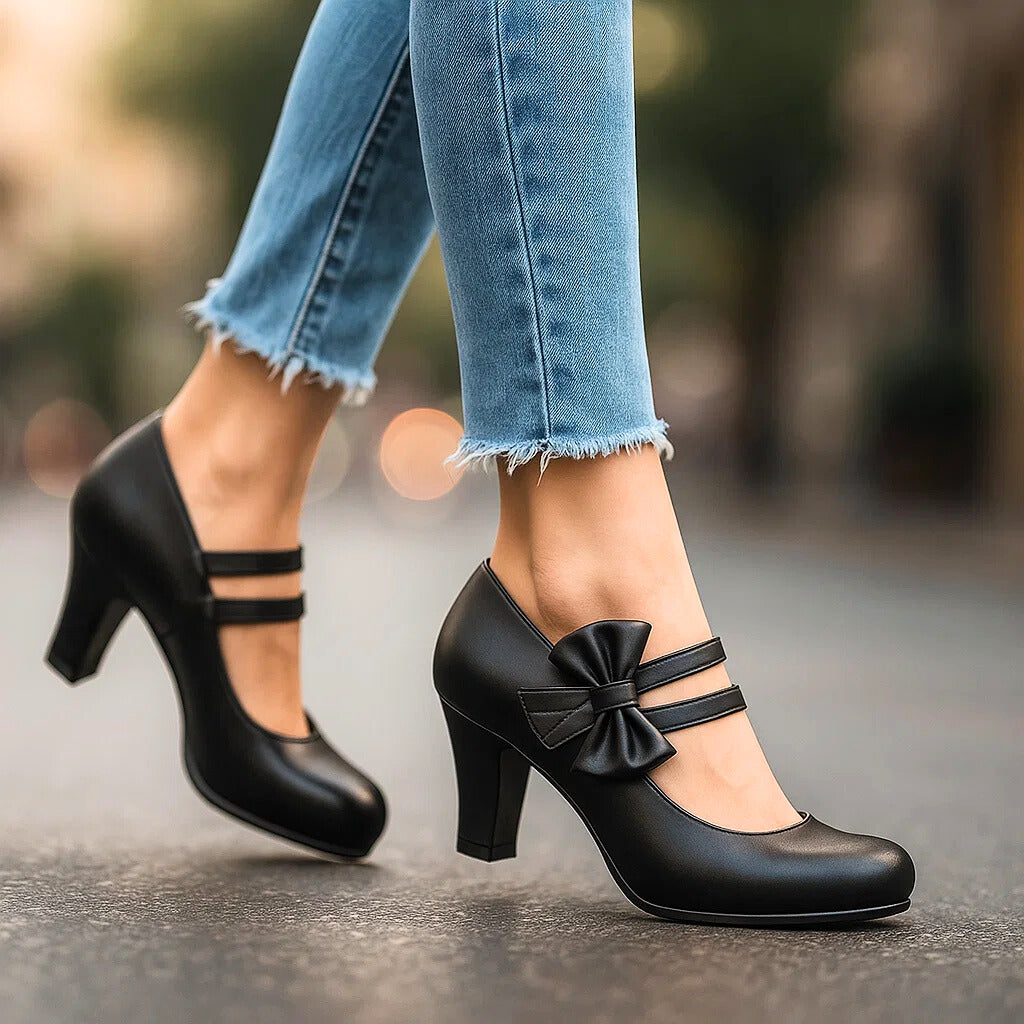 Hanna | Zapatos Mary Jane con lazo