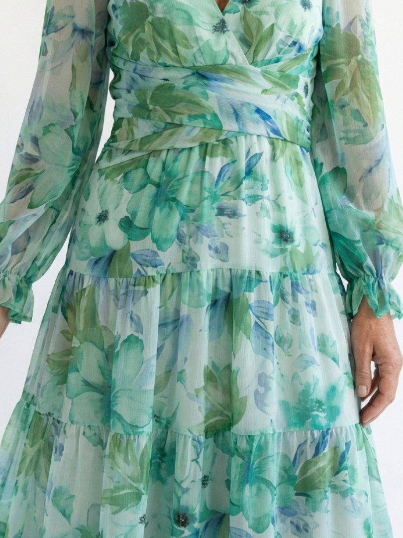 Marie | Vestido maxi floral