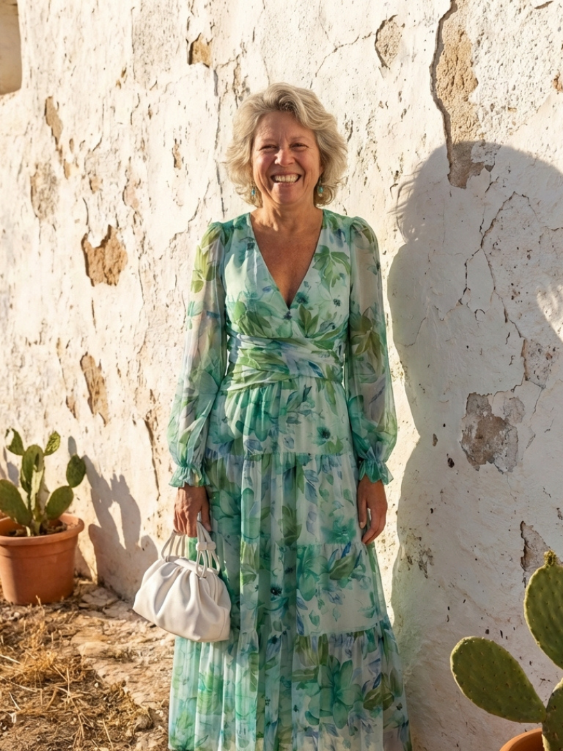 Marie | Vestido maxi floral