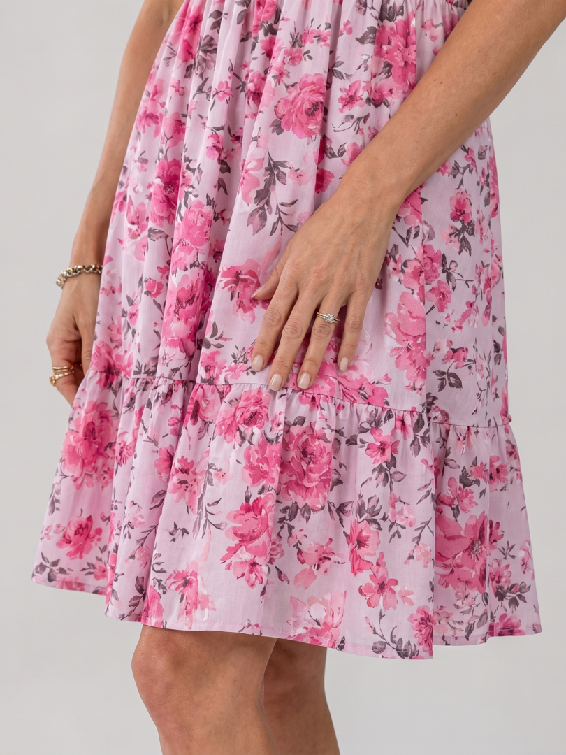 Annika | Vestido de verano con estampado de flores