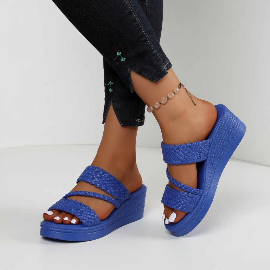 Sandalias para Mujer – Diseño Trenzado y Estilo Veraniego Cómodo