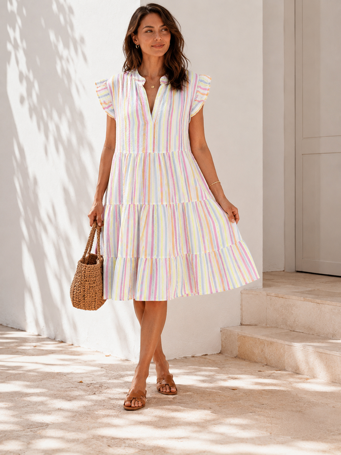Túnica de Muselina, Look Pastel