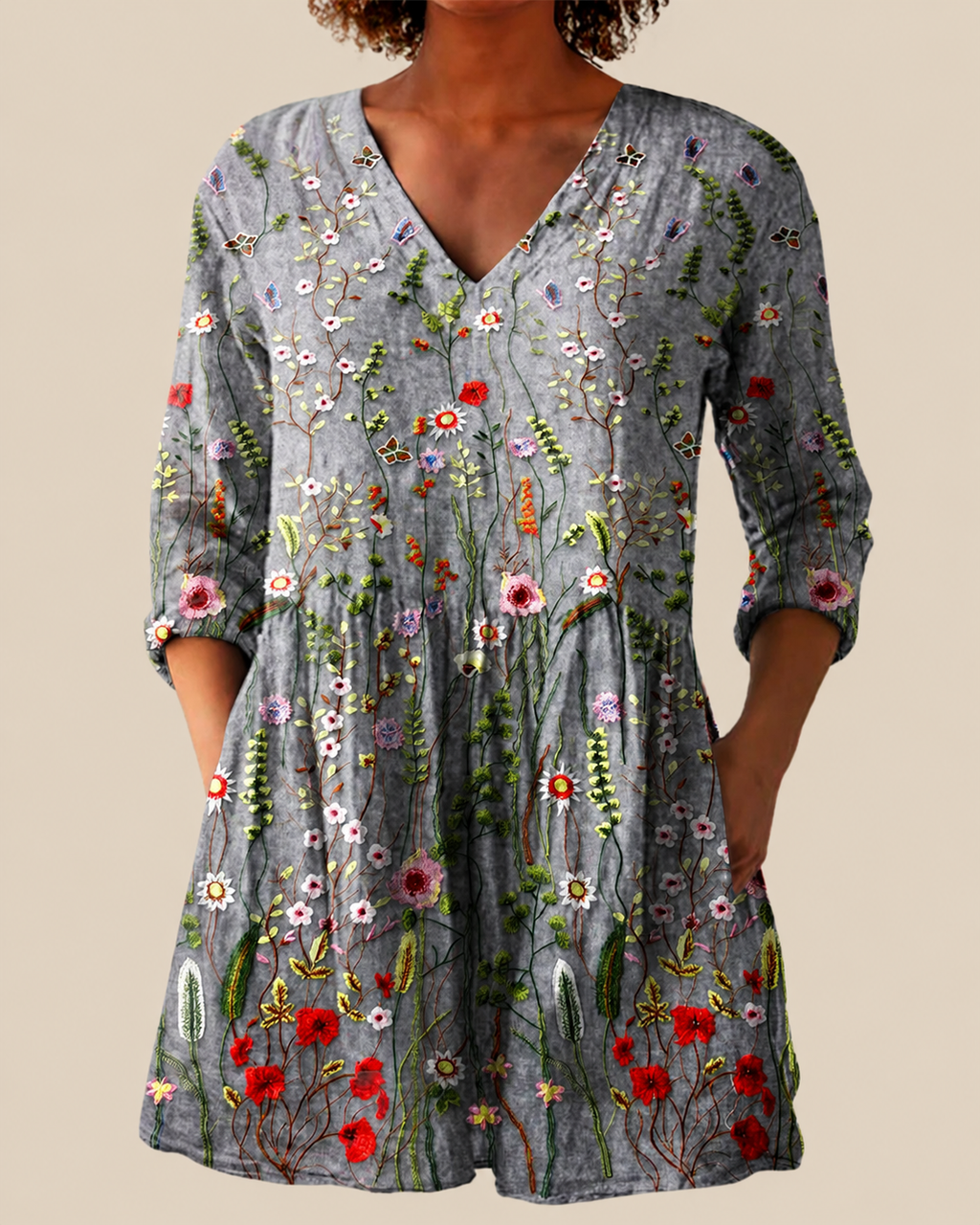 Sloane | Blusa larga con estampado llamativo