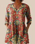 Wren | Blusa larga con estampado llamativo