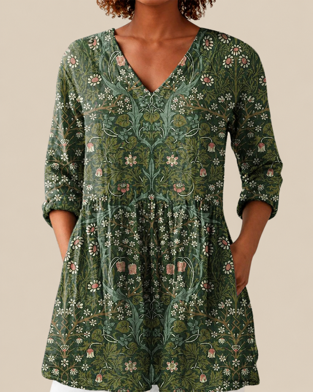 Skye | Blusa larga con estampado llamativo