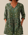 Skye | Blusa larga con estampado llamativo