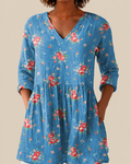 Ayla | Blusa larga con estampado llamativo