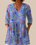 Amelie | Blusa larga con estampado llamativo