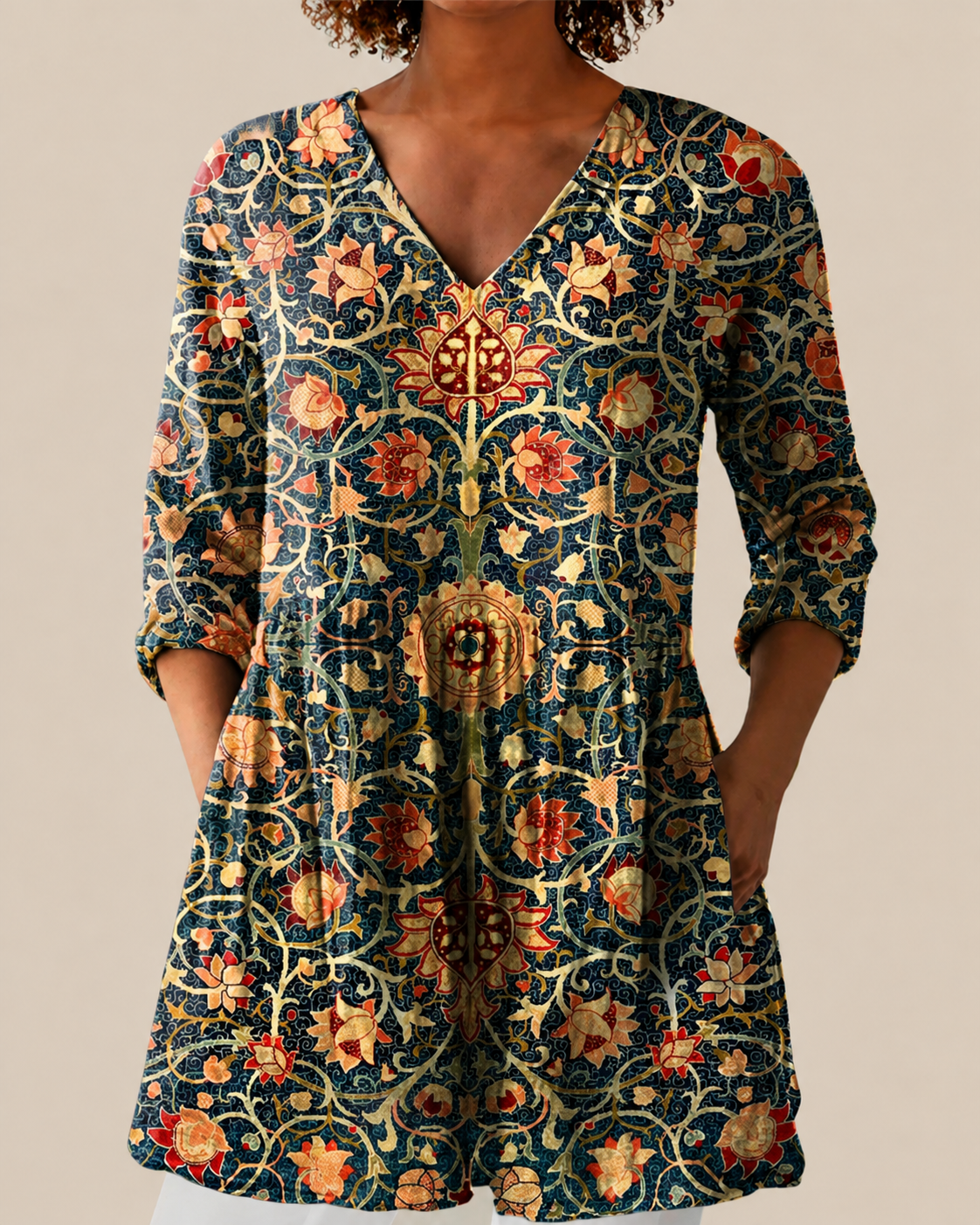Liora | Blusa larga con estampado llamativo