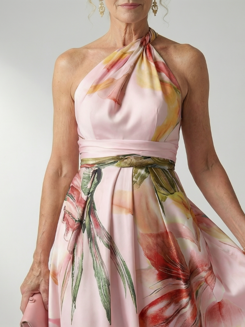 Daniela | Vestido maxi floral