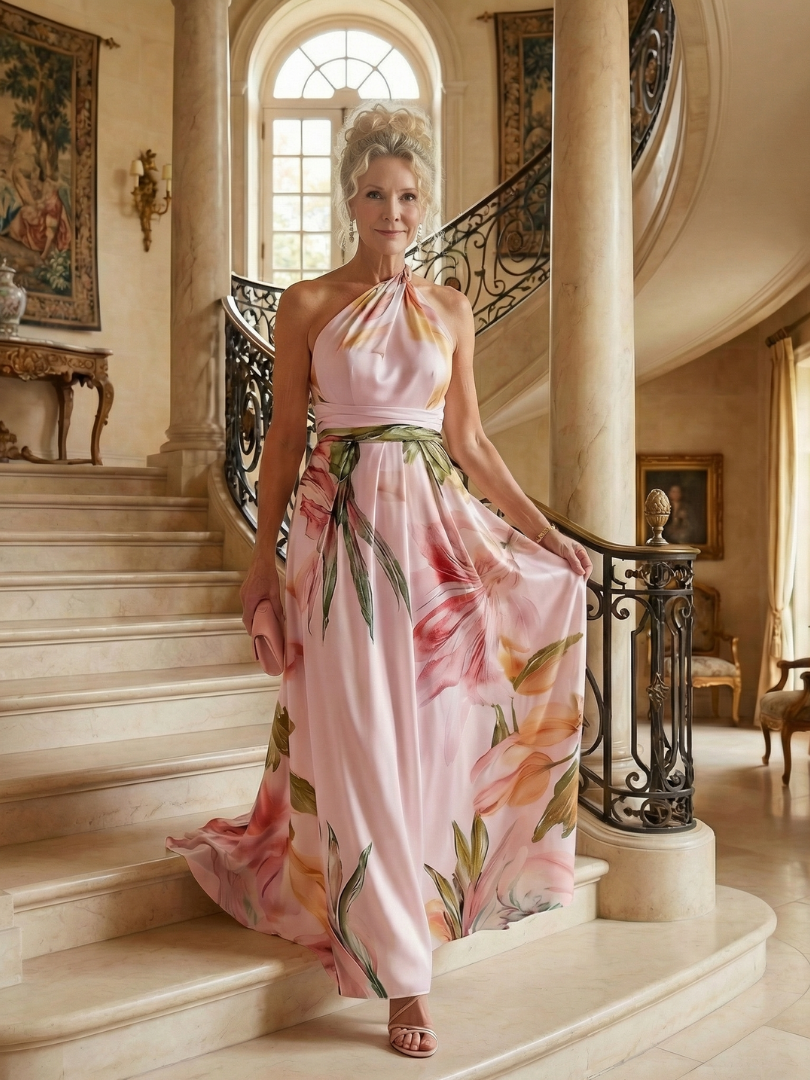 Daniela | Vestido maxi floral