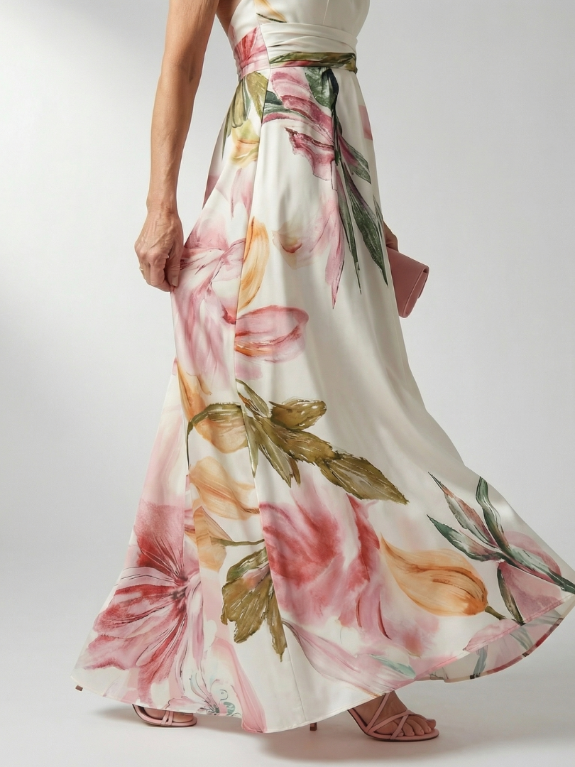 Daniela | Vestido maxi floral