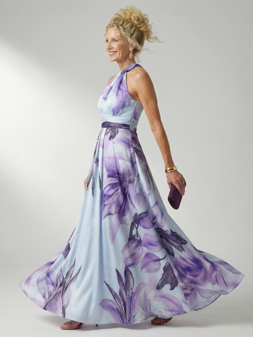 Daniela | Vestido maxi floral
