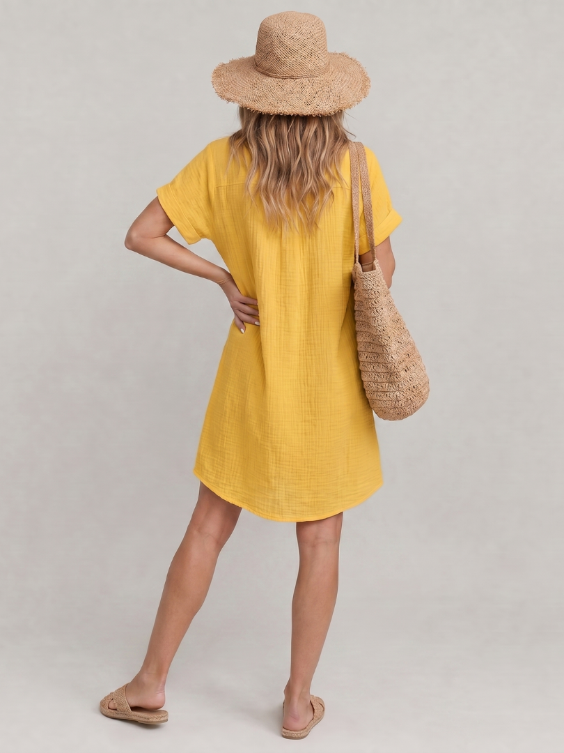 Mathilda | Vestido camisero con botonadura