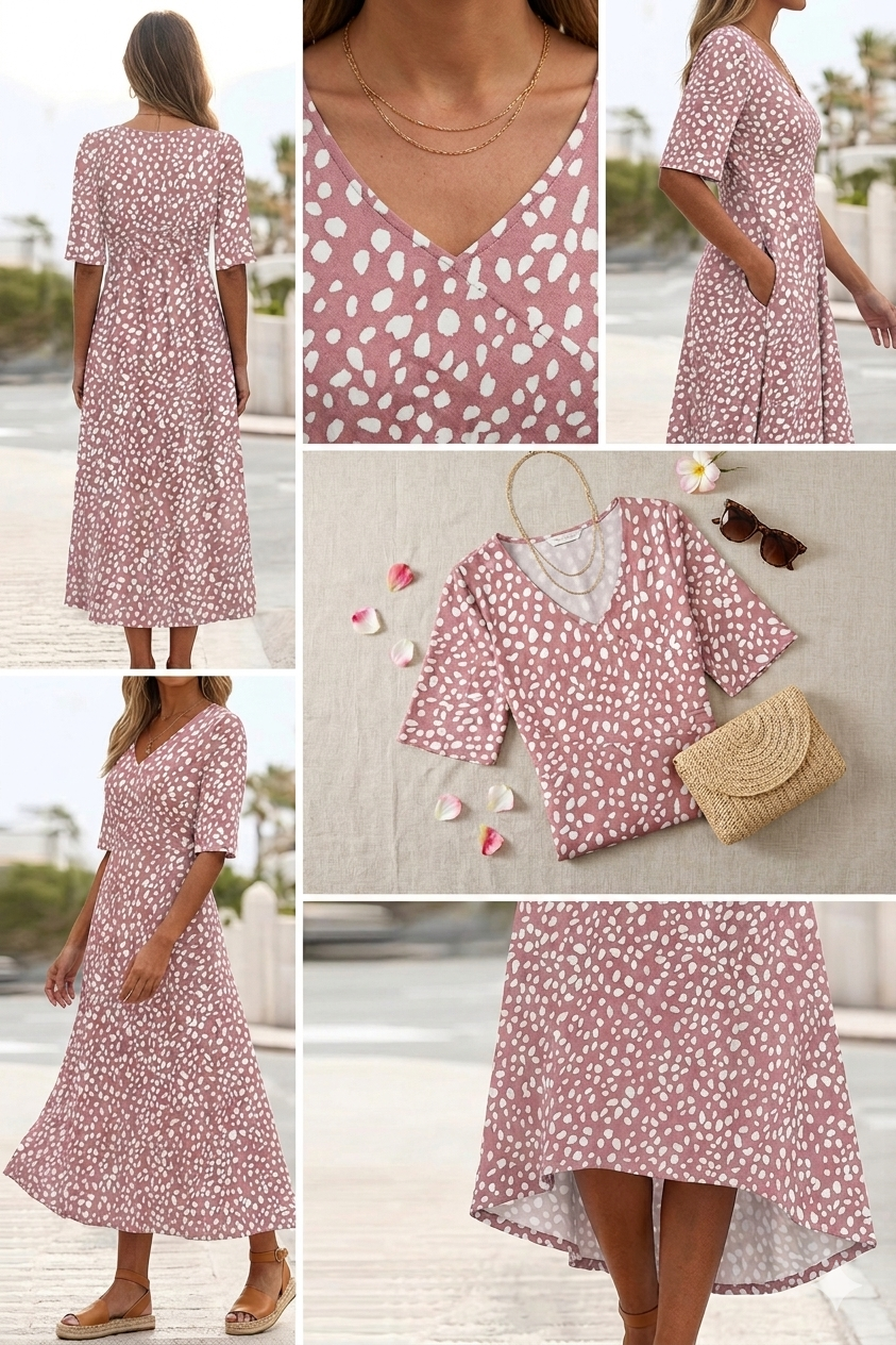 Amélie | Vestido midi floral