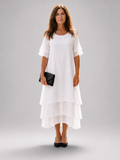 Belén | Vestido midi escalonado