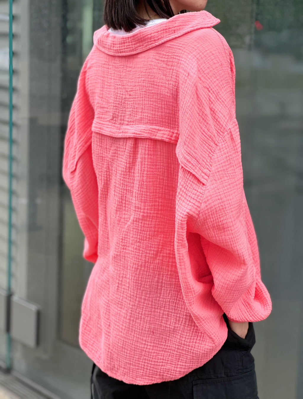 Blusa de muselina, regular, 34 colores
