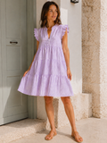 Túnica de Muselina, Violeta a Rayas