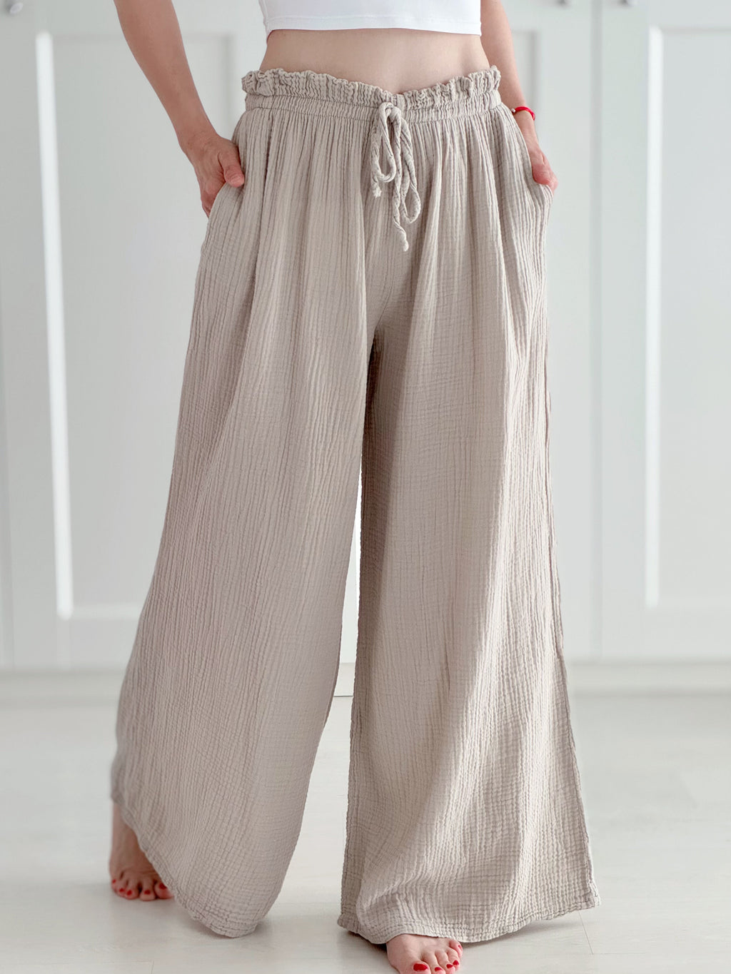 Pantalón de Muselina, Clásico, 7 colores