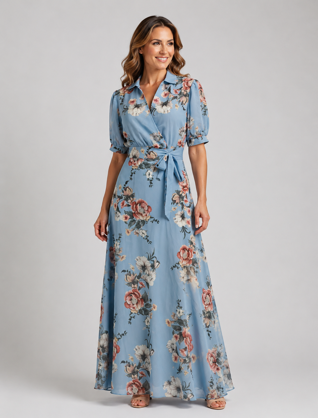 Lena | Vestido maxi floral