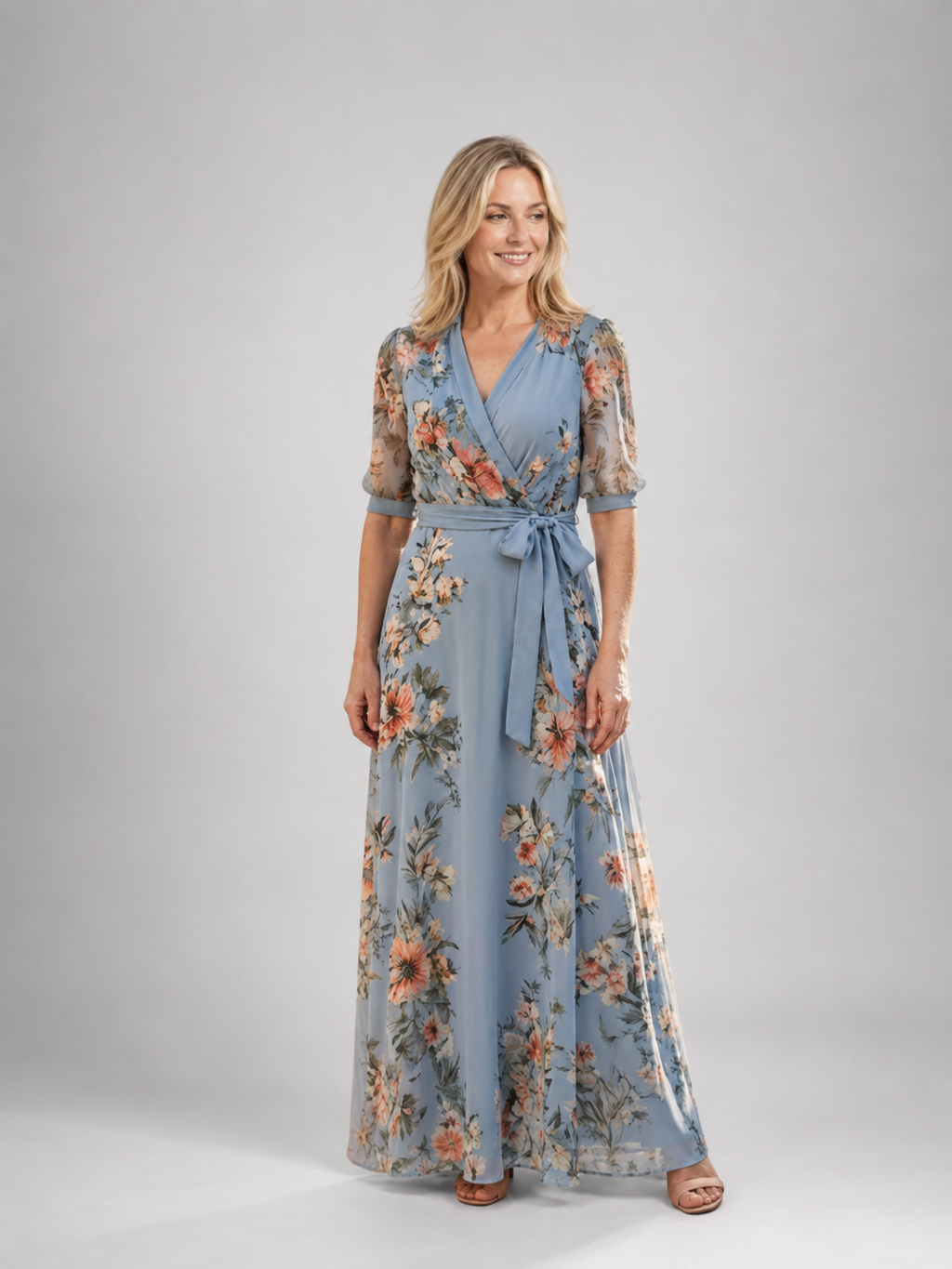 Lena | Vestido maxi floral