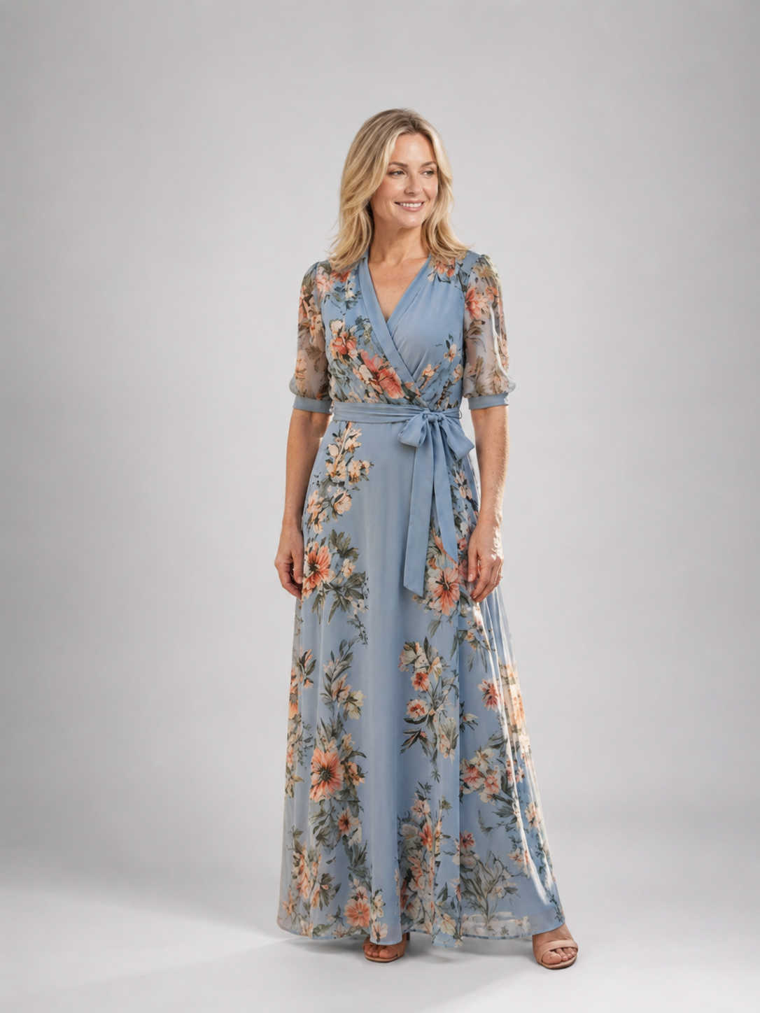 Lena | Vestido maxi floral