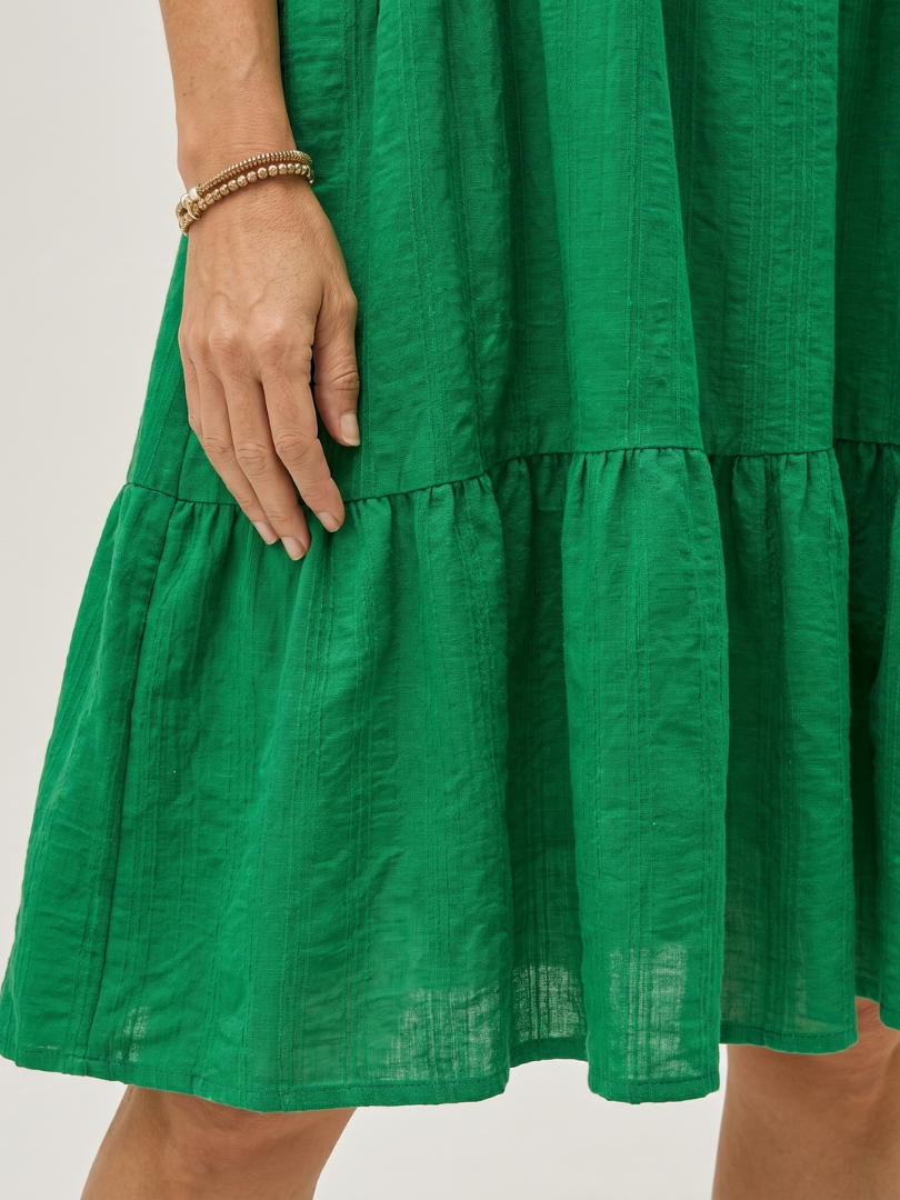 Liliana | Vestido de un solo hombro con lazo