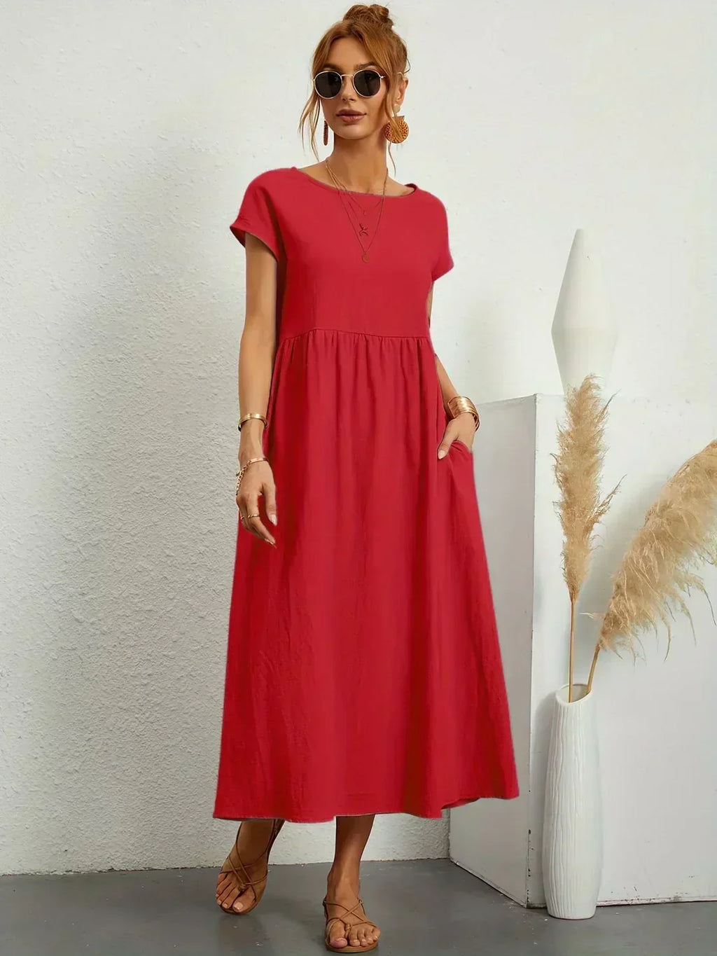 Sofia – Un vestido elegante de corte sencillo